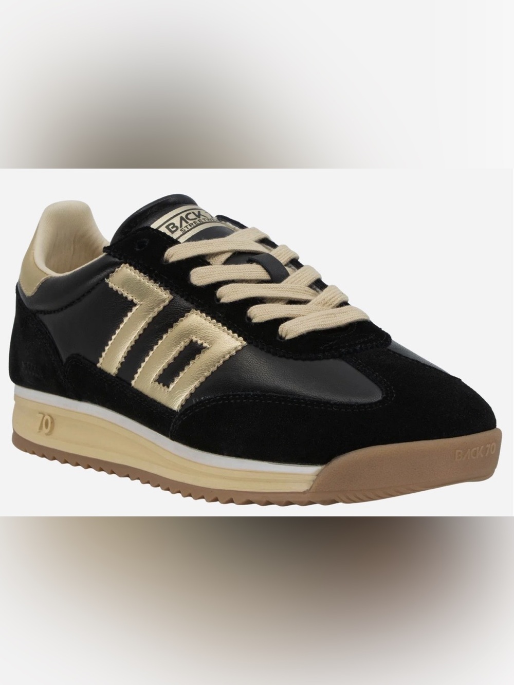 Back 70 JOGGER N in BLACK GOLD Sneakers